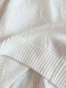 PrepCrw 1pc Tween Girls Elegant Urban Party Versatile Comfortable Warm Black Collar Colorblock Long Sleeve Knit Cardigan, Suitable For Casual Outings, Gatherings, Holidays, Parties, Autumn/Winter