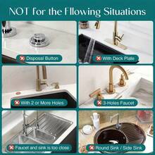 1/4PCS Kitchen Faucet Mat - Diatomite Splash Guard For Sink, Quick-Drying Water Absorbing Stone Tray Includes Sandpaper Suitable For Kitchen Sink Bathroom Bath Tub Quick Dry Non-Slip Easy To Clean,17.7x3.9in,23.6x3.9in - Multicolor - View 7