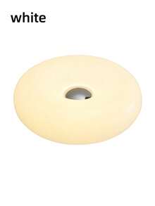 1 pieza Lámpara de mesita de noche para dormitorio con conector USB, Luz ambiente en forma de dona para decoración de sala de estar o comedor, estilo Bauhaus