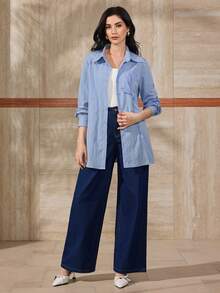 Modelyn Fashionable 3D Floral Casual Women Blouse