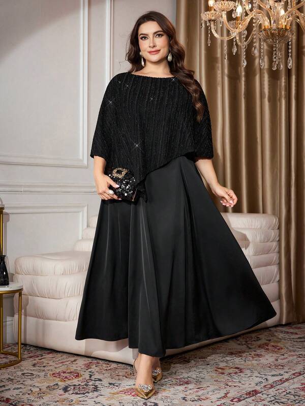 Modelyn طقم فستان مناسب للمقاسات الكبيرة