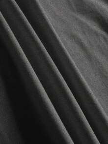 Playera camiseta gráfica dama mujer manga larga cuello redondo básica cómoda fresca ligera moderna juvenil casual urbana suave frío estampado california los angeles letras ciudad america - Gris Oscuro - Ver 3