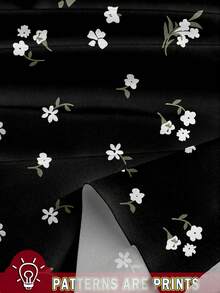 SHEIN VCAY Elegant Pleated Plus Size Maxi Skirt With Split Thigh For Summer Casual Looks Long Floral Skirt Long Skirt With Slit,Holiday Outfits For Women Fall Clothes Chic Dress