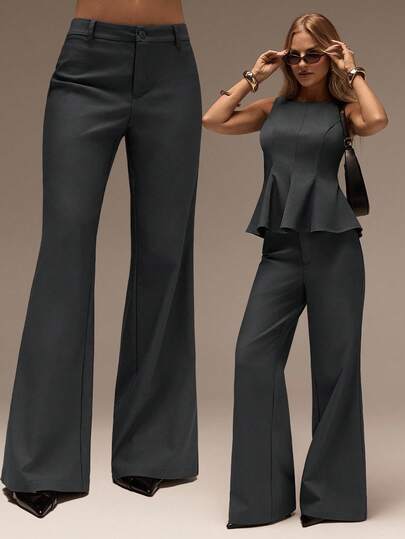 SHEIN Forever 21 Spring&Summer Women Romantic/Prom/Formal/Birthday/90s /Business Casual/Elegant/Western Wear/Going Out/Fashion/Casual/Y2k Clothes/Club/Office /Cocktail/Vintage/Bodycon/Rave Outfits/Funny/Classy/Old Money/Streetwear/Vacation/Country Concert/Work/Modest/Spring Break/Bachelorette Outfits/Concert/Baddie/Basic/Graduation/Bule Washed/Low Rise/Straight Leg/Wide Leg/Flare/Pants