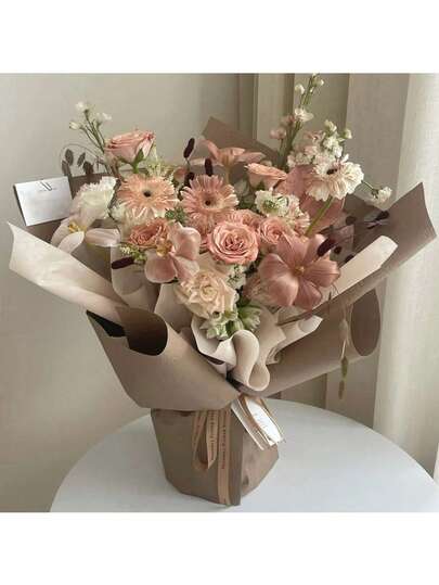 1 Pc Waterproof Solid Color Gift Wrapping Papers For Bouquets And Florist Supplies, 20 Sheets Per Pack,Fall Decor,Christmas Decorations Boys Backpack, Halloween, Backpack School. Clear Backpack, School, Halloween Costume.