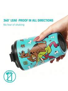 SCOOBY-DOO X SHEIN 12 Oz / 360 Ml  Vacuum Insulation Stainless Steel , Coffee Cup Leak-Proof Cover, Suitable For Hot Drinks / Cold Drinks, Suitable For Most Cup Holders,Gift Ideas - 綠色 - 查看 5