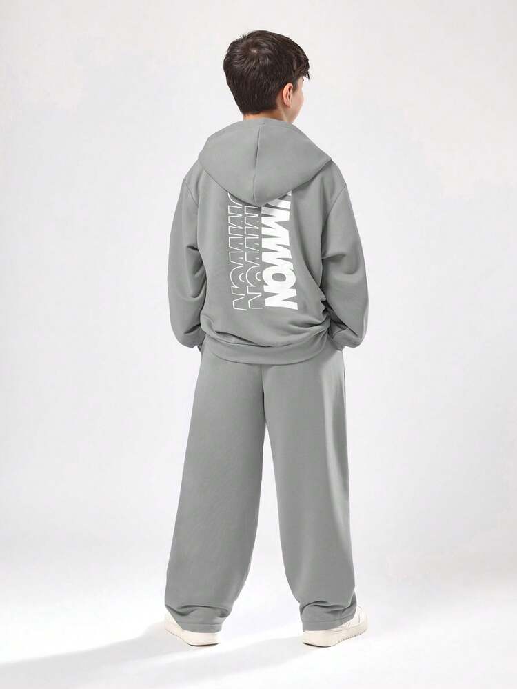 Hoodie And Sweatpants Co-Ord Set