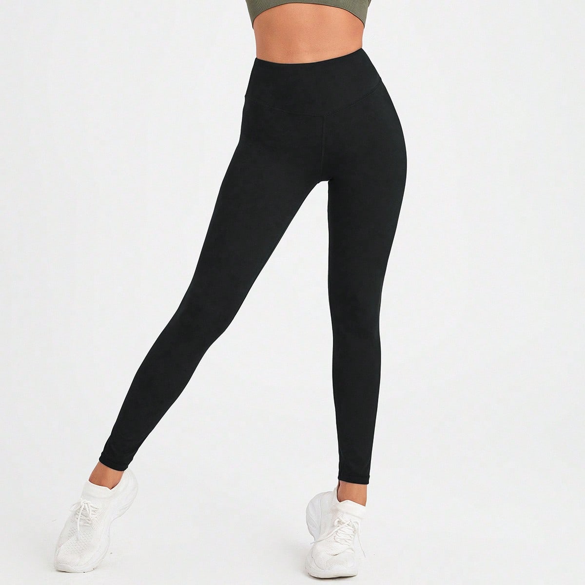 Mallas sin costuras de cintura alta para mujer - Suaves como una nube, transpirables con estiramiento en 4 direcciones, secado rápido para correr, ci