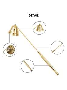 SHEIN Basic living 1 Pc Black Gold Red Bronze Stainless Steel Candle Snuffer Buffer Candle Tools Accessories Candle Buffer Wax Candle Extinguisher With Handle Candlestick Candle Wicks Flame For Candle Lovers, Gift, Everyday Use,Halloween,Spooky,Autumn, Winter,Holiday,Festival,Room Decor,Gifts Birthday Graduation,Wedding,Fall Decor,Christmas Decorations Boys Backpack, Halloween, Backpack School. Clear Backpack, School, Halloween Costume.