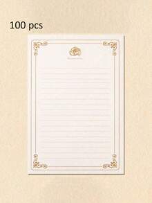 10 件/包高档商业信封、豪华婚礼请柬、名片、精美文具、礼品卡、VIP 邀请函，包括信头、信封和蜡封，圣诞节