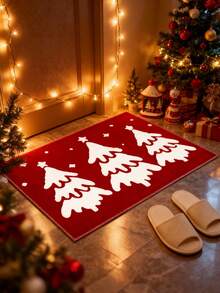 Cirelle Tapetes de Árvore de Natal são uma das decorações mais perfeitas para o Natal, trazendo aos convidados uma sensação de calor e alegria. Eles podem ser colocados na entrada e também servir como decoração para a sala de estar de Natal. - Tapete de natal - Visão 3