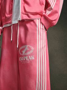 AXEPEAK Men's Casual Sports Sweatshirt 2 Pieces Set Cardigan Sweatshirt Loose Fit Knit Set