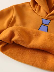 SHEIN Set de 2 piezas de sudadera con capucha y pantalones con diseño de zorro de dibujos animados para bebé recién nacido niño/niña, para otoño/invierno - Multicolor - Ver 9