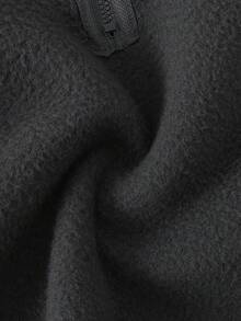 THE HAPPY LOOK 3pcs/Set Boys' Letter Graphic Soft Knit Crew Neck Long Sleeve Half-Zip Pullover Sweatshirt - Multicolor - View 8