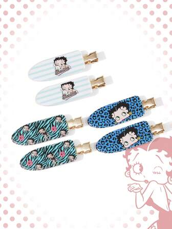 Betty Boop | ROMWE Cartoon-Figur grafischer nahtloser Haarklammer