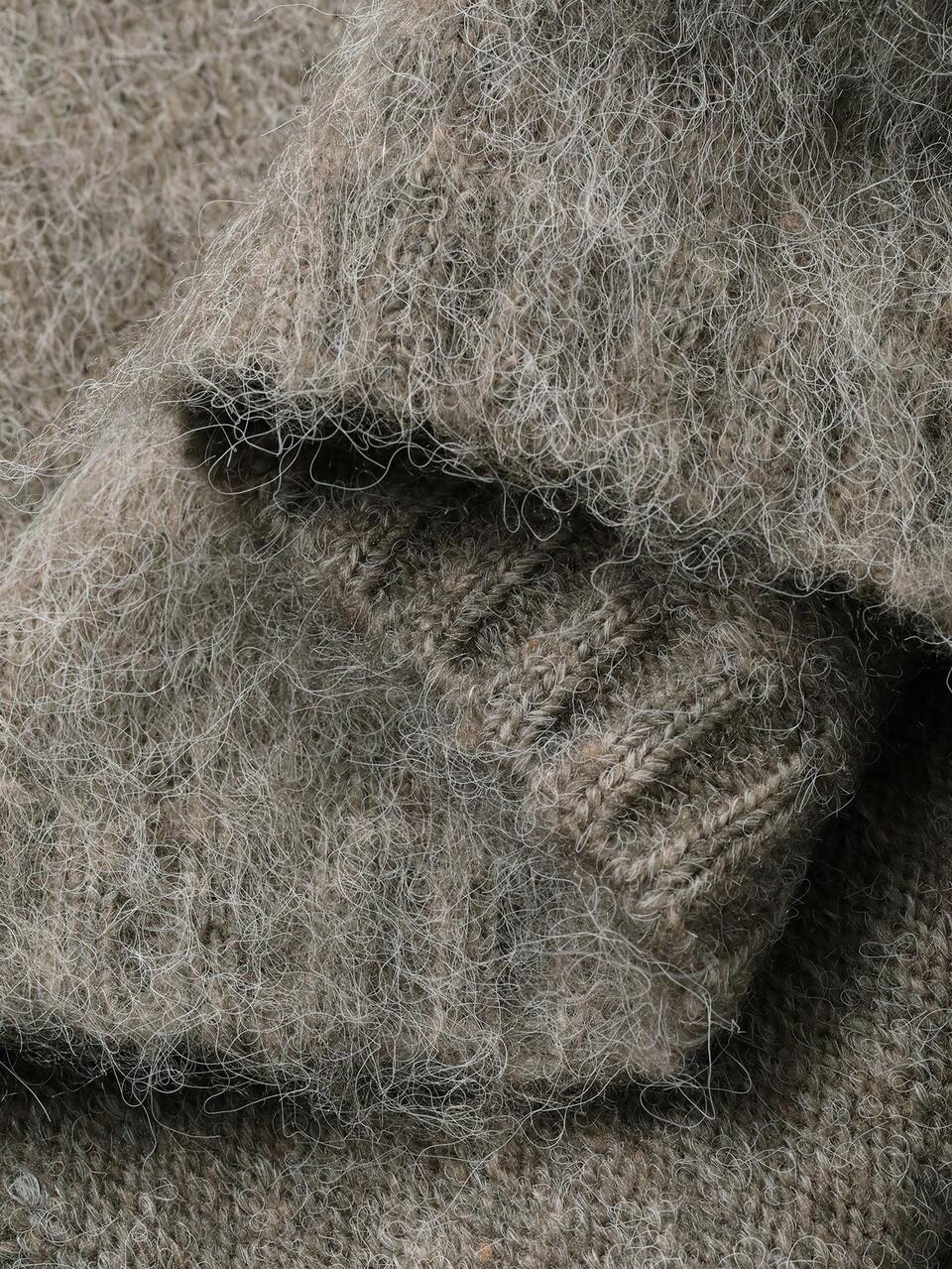 Women's Casual Solid Color Turtleneck Wrap Sweater, Autumn/Winter