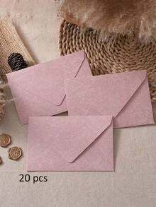 10 件/包高档商业信封、豪华婚礼请柬、名片、精美文具、礼品卡、VIP 邀请函，包括信头、信封和蜡封，圣诞节