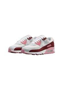 Nike Air Max 90 SE Neapolitan Women's Shoes Dark Team Red / Platinum Tint / Pure Platinum / White HM9451 - DarkTeamRed/PlatinumTint/PurePlatinum/White - View 2
