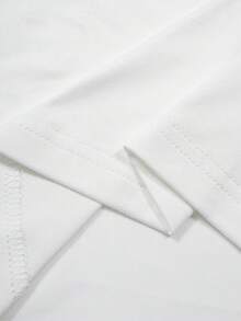 SHEIN ChillGRL 3pcs/Set Teen GirlCasual Outfit, Including Hooded Zip-Up Sweatshirt With Horse Print, White Tank Top, And Elastic Waist Straight Leg Pants, Autumn