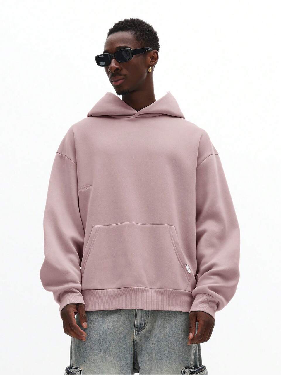 Felpa con cappuccio con grafica SUMWON, pullover casual con stampa corona sul retro