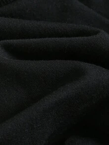 SHEIN 2pcs/Set Baby Boys/Girls Autumn/Winter Long Sleeve Sweatshirt And Jogger Pants Set, Comfortable Versatile Casual Daily Fashion Sporty Minimalist All-Match, Suitable For Indoor, Outdoor, Daily, Sports, Play, Party, Photo Shoot, Holiday, Festival Baby Sportswear Baby Boy Two Pieces Set Black And White Baby Boy Outfit Baby Tracksuit Baby Casual Sets - Black and White - View 7