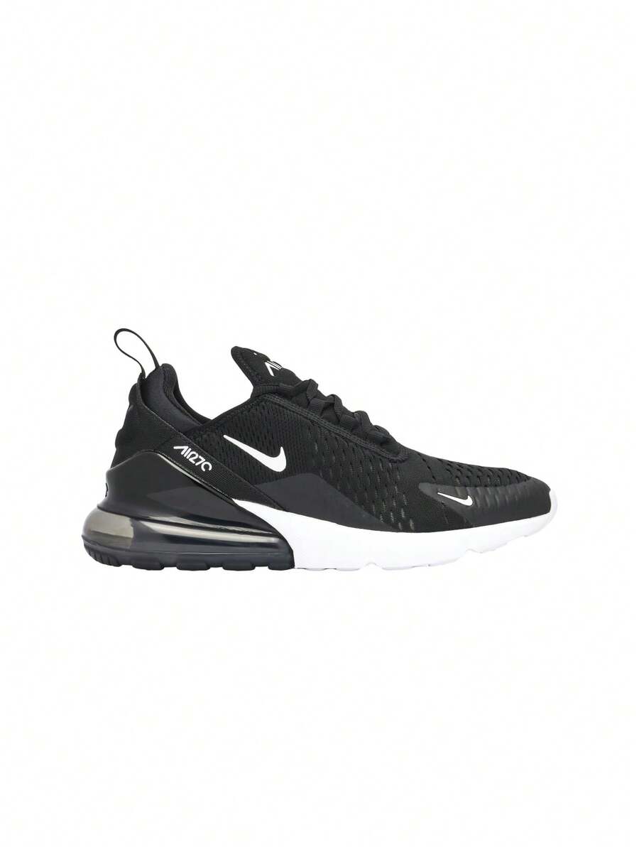 Nike Air Max 270 女款运动鞋 黑白配色 AH6789 - 黑色/白色/無菸煤色 - 查看 1