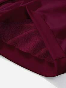 Attitoon 复古美式校园风休闲宽松半拉链立领抓绒卫衣，男女皆宜，适合秋冬季、圣诞节和新年派对穿着