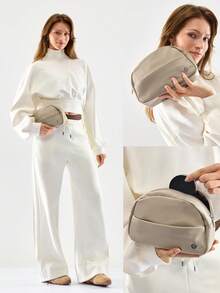 GLOWMODE 2升 Travel Mate All Small Things Essentials 双口袋收纳旅行袋 - 灰棕色 - 查看 6