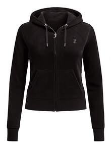 Juicy Couture Women's Full Zip Sweatshirt Black - Black - View 5