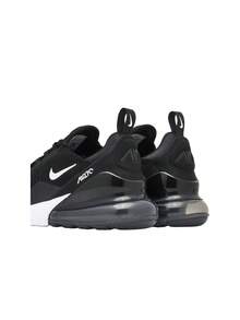 Nike Air Max 270 女款运动鞋 黑白配色 AH6789 - 黑色/白色/無菸煤色 - 查看 3