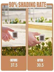 Beige Shading Net PE Plastic UV Protection Plant Shed Outdoor Sunshade Mesh Sunscreen Fabric Sunshade 90% Shading Rate