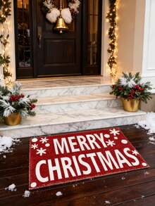 Cirelle Thảm trải sàn Giáng sinh thời trang và ấm áp không chỉ là tấm thảm chống trượt ở lối vào mà còn là vật trang trí cho phòng khách Giáng sinh. Được làm từ chất liệu cao cấp, thảm không gây cản trở việc đóng mở cửa, mang đến cho khách cảm giác ấm áp và vui vẻ. - Thảm sàn theo chủ đề Giáng sinh - Xem 1
