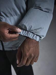 Driftmere Áo khoác mùa đông nam, thiết kế phối màu tương phản, chất liệu dày dặn, thời trang hàng ngày, mùa thu, phối màu tương phản, áo khoác thể thao mùa đông thường ngày, ấm áp. - Màu xanh lam - Xem 7