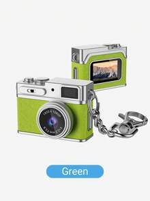 Teckwe 迷你钥匙扣相机，1080P便携式数码相机，摄影口袋摄像机，旅行录像，生日圣诞礼物，时尚配饰