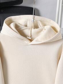 Genkimix Kids Tween Boys' Casual Solid Color Loose Fit Sweatshirt