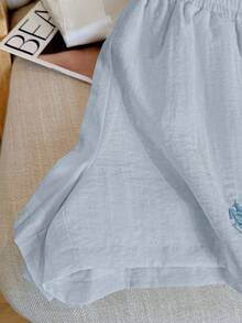 Resyla Bộ 2 món đồ thường ngày phong cách cổ điển, thời trang và đa năng - Màu xanh nhạt - Xem 7