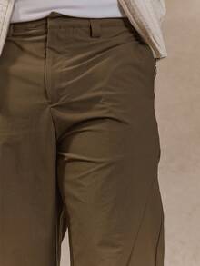 Musero Weite Hose mit technischen Gürtelschlaufen-Details, Sommer Frühling Urlaub