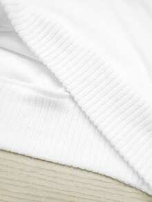 Resyla Women's Minimalist Casual Hooded Long Sleeve Sweater, Versatile For Autumn/Winter - White - View 6