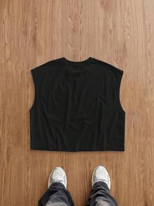 Manfinity Joysei Áo hai dây cắt cúp cỡ lớn màu đen cỡ tiêu chuẩn - màu đen - Xem 2