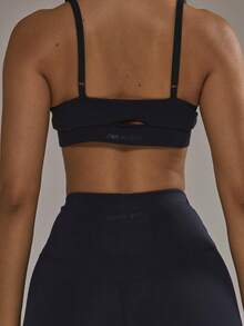 Musera Sport Sports Bra And High Rise Leggings Co-Ord Set Padel Winter Activewear Sport Gym Workout Active Sets Workout Sets Alloy Summer - Navy Blue - View 2
