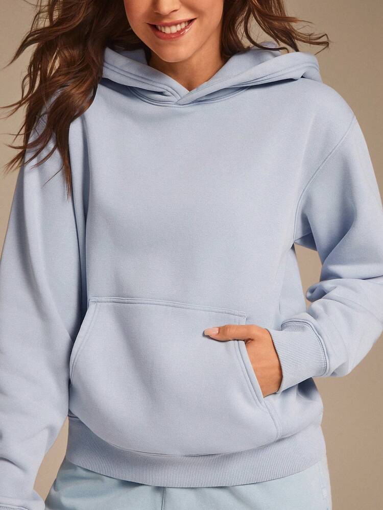 Everyday Fleece Winter Whisper Regular Fit Pocket Acid Wash Hoodie Autumn Winter Outdoors Daily Casual Wear