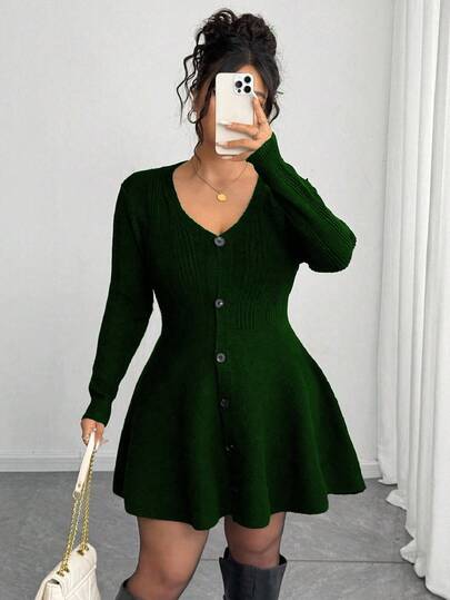 Elenzga Kooky Elegance 系列（Woe Is Me Vibes）（Wednesday Aesthetic）大码女式开衫