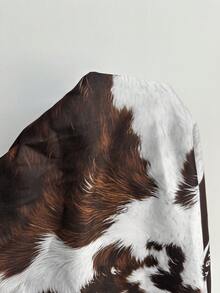 EMERY ROSE Áo sweatshirt nữ cỡ lớn in hình đầu bò theo phong cách miền Tây, kiểu dáng retro cá tính, là lựa chọn hàng đầu cho mùa thu và mùa đông, giúp bạn luôn ấm áp và thoải mái. - trắng - Xem 6