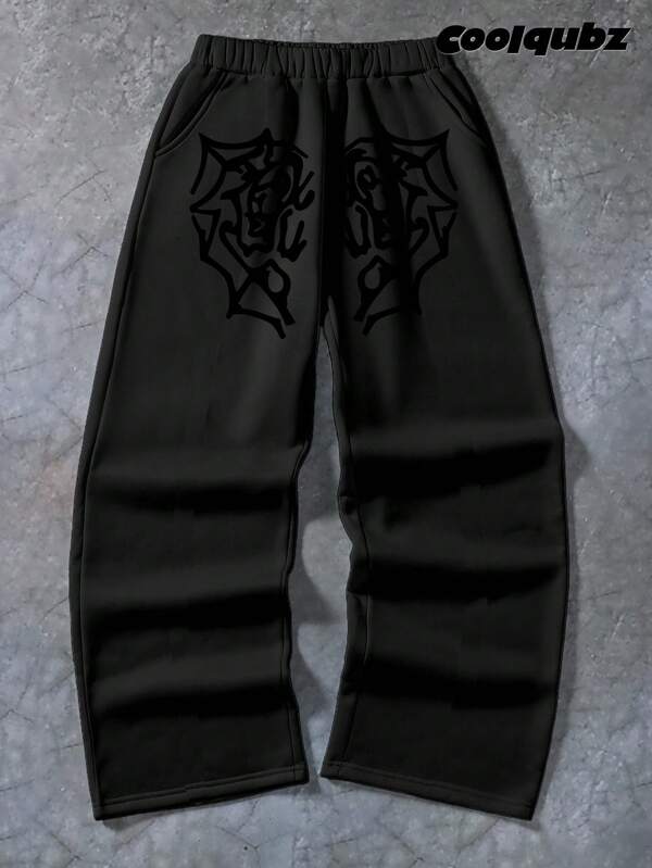 Pantalon de survêtement ample et décontracté imprimé pour adolescents garçons