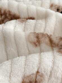 Loomiva 2件套男婴卡通熊图案抓绒圆领长袖卫衣和松紧腰裤套装 - 彩色 - 查看 5