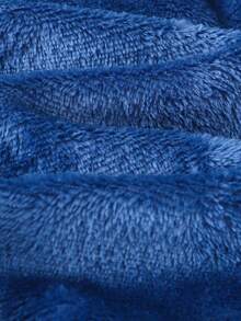 THE HAPPY LOOK Young Boy Cartoon Shark Hooded Long Sleeve Drawstring Sweatshirt - Multicolor - View 3