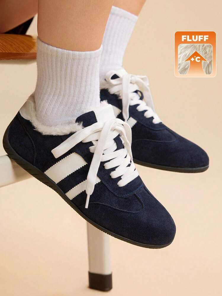 CUCCOO EASI Women's Flat Thermal Lined Casual Sneakers