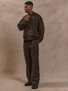 Musero Men Jackets And Coats - Olive Green - View 5