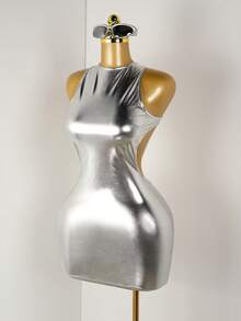 Zolique Women's Solid Color Faux Leather Hollow Out Back Round Neck Sleeveless Slim Mini Dress PU Leather Women Outfit,Dress Women , Elegant  Dress ,Elegant ,Elegant Dresses For Women , Elegant Dress For Women , Elegant Dresses For Party , Elegant Dres, Elegant Dress Women ,Elegant Dresses For Ladies , Party Dress , Elegant Dresses For Party , Party Dresses For Women  Party Dresses , Elegant Party Dresses , Christmas Party Dress , Long Party Dresses ,  Elegant Party Dress , Long Party Dress , New Year Dress , New Year , New Year Clothe,  New Year's Dress, New Year Outfit , Clothes For New Year , Women's New Year's Eve Dress,  Outfit For New Year's Eve , New Year Women , Sequin Dres, Sparkly Dress , Shiny Dress, Sequin Dress For Women, Glitter Dress, Sequin , Sequin Skirt Women