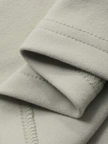 DAZY Autumn/Winter Brushed Cartoon Dog Pattern Loose Fit Long T-Shirt Style Women Sleep Dress, Moo Moo Night Dress - Green - View 7